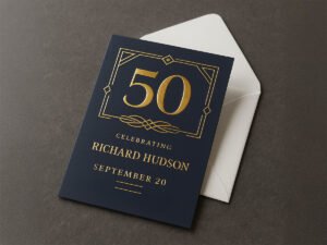 Metallic Foil Invitations
